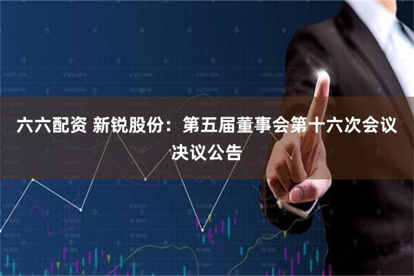 六六配资 新锐股份：第五届董事会第十六次会议决议公告