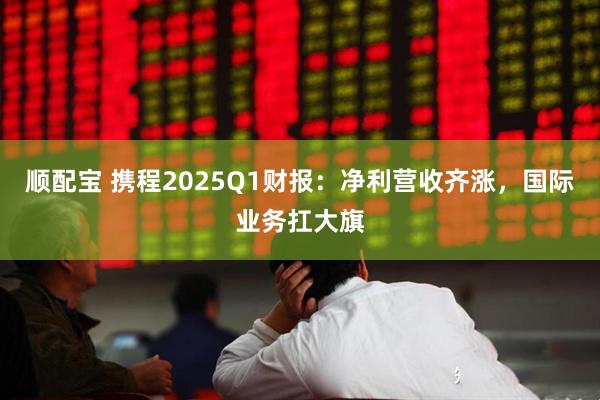 顺配宝 携程2025Q1财报：净利营收齐涨，国际业务扛大旗