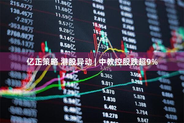 亿正策略 港股异动 | 中教控股跌超9%